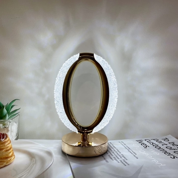 𝅺touch Control Crystal Table Lamp, 3 Color Changing Touch Contr… - Picture 2 of 12